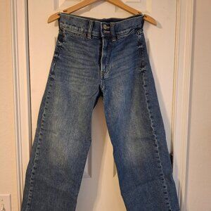 Banana Republic high rise wide leg crop jean